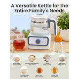Grownsy - Baby Instant Warmer & Electric Kettle with LCD - Timer & Temp Control - 1.3L