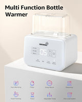 Grownsy - Multi Function Bottle Warmer for Breast Milk / Formula with Temp Timer Control