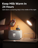 Grownsy - Multi Function Bottle Warmer for Breast Milk / Formula with Temp Timer Control