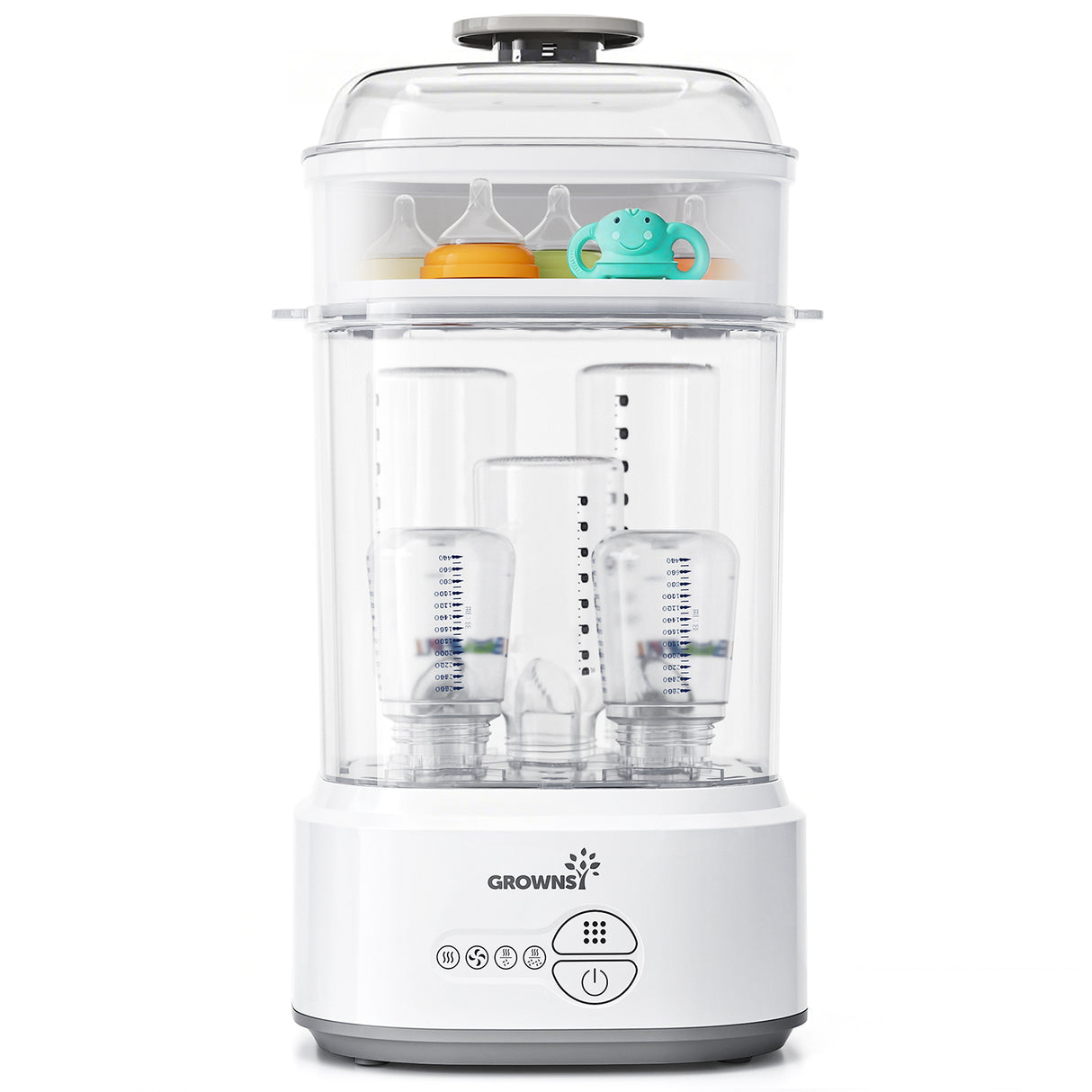 Grownsy - Bottle Sterilizer and Dryer Sterilizer - Compact Electric Steam Function