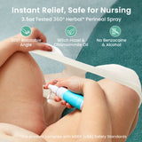 Grownsy - Postpartum Recovery Kit with Peri Bottle - Ice Packs & Underwear - Multicolor