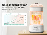 Grownsy - Bottle Sterilizer and Dryer Sterilizer - Compact Electric Steam Function