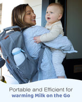 Grownsy - Fast Portable Bottle Warmer for Breastmilk & Formula - Precise Temp Control