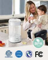 Grownsy - Bottle Sterilizer and Dryer Sterilizer - Compact Electric Steam Function
