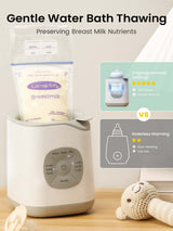 Grownsy - 10-in-1 Bottle Warmer for Breast Milk & Formula - Smart Temp Control